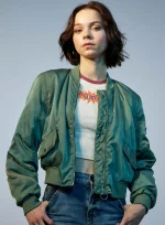 Emma Myers A Good Girl’s Guide to Murder Bomber Jacket