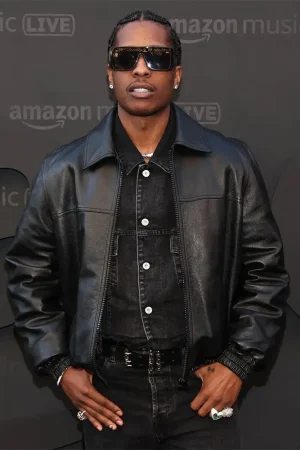 Asap Rocky Bomber Leather Jacket