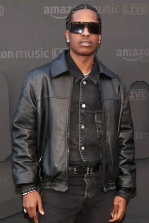 Asap Rocky Bomber Leather Jacket