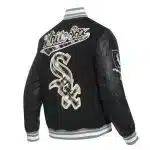 Chicago White Sox Prep Varsity Wool & Leather Jacket