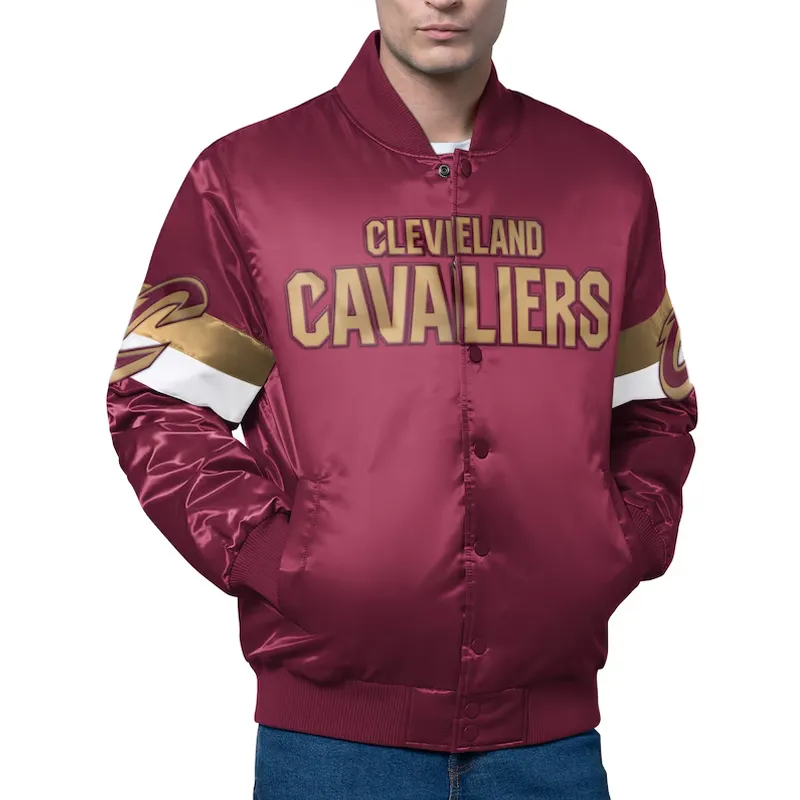cleveland-cavaliers-triple-option-jacket1 Cleveland Cavaliers Triple Option Varsity Satin Jacket