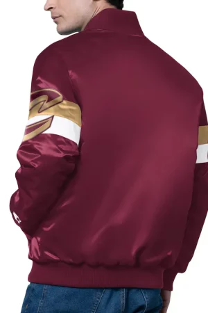 Cleveland Cavaliers Triple Option Varsity Satin Jacket