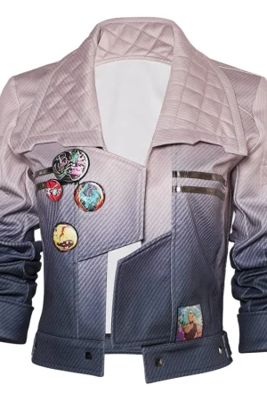 Cyberpunk 2077 Phantom Liberty Songbird Jacket inspired by the iconic character, featuring a futuristic sci-fi design and premium craftsmanship.