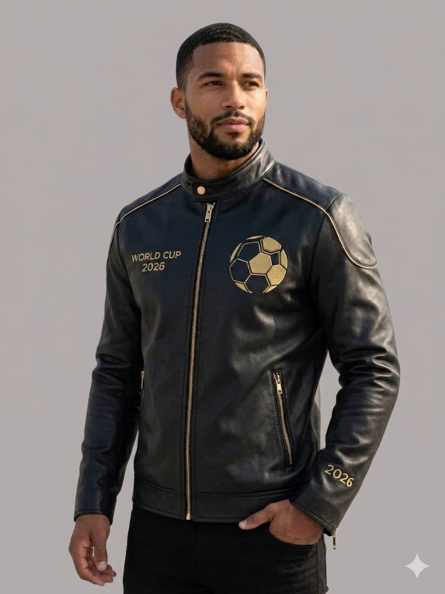 fifa-world-cup-2026-mens-black-leather-jacket_01 FIFA World Cup 2026 Men's Black Leather Jacket - Image 1