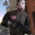Panther Grand Theft Auto Varsity Jacket