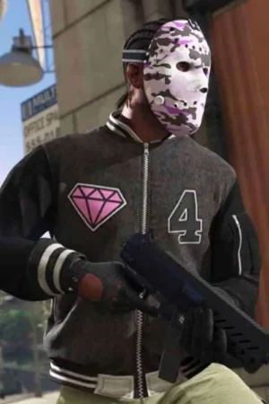 Panther Grand Theft Auto Varsity Jacket