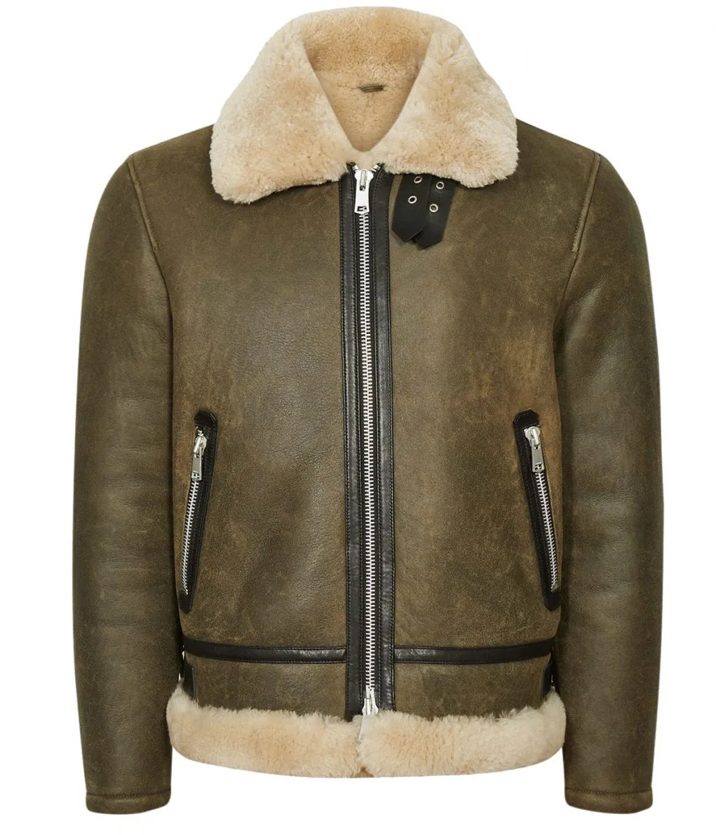hardy-shearling-aviator-jacket-scaled1 Men’s Hardy A21 Flight Aviator Brown Shearling Leather Jacket