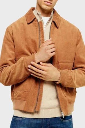 Men’s Brown Harrington Corduroy Jacket