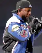 Kendrick Lamar PG Lang Leather Compton Bomber Jacket - Image 2