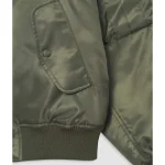 Women’s Leon Army Green Bomber Jacket