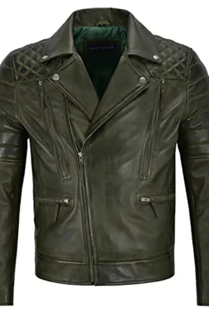 Men’s Biker Napa Lambskin Leather Jacket