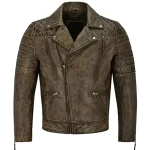 Men’s Biker Napa Lambskin Leather Jacket