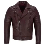 Men’s Biker Napa Lambskin Leather Jacket