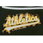 Oakland Athletics Animal Print Varsity Wool/Leather Jacket