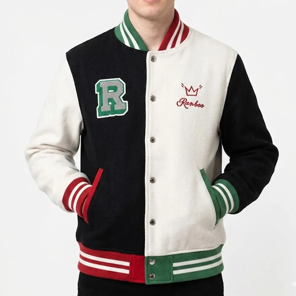ranboo-black-and-white-varsity-jacket-1 Ranboo Letterman Jacket