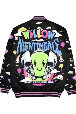 Willow Nightingale AEW Varsity Jacket