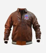 American Flight Bomber Leather Jacket
