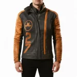 Arc Raiders Ryder Orange and Black Leather Jacket Cosplay