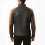 Arc Raiders Ryder Orange and Black Leather Jacket Cosplay