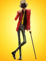Arsene Lupin III The First Red Leather Blazer