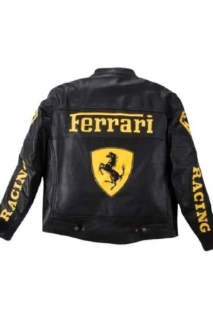 Ferrari Racing Leather Jacket