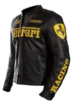 Ferrari Racing Leather Jacket