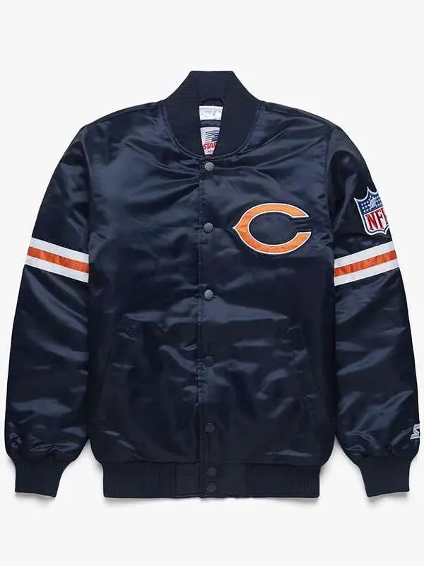 Blue-Chicago-Bears-Starter-Jacket-90s 1 Chicago Bears Vintage Jacket