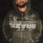 CJ x Nike x Brazil Black Hooded Jacket