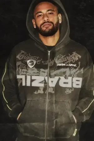 CJ x Nike x Brazil Black Hooded Jacket