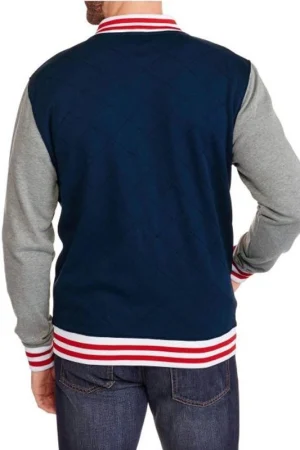 Captain America Blue Varsity Bomber Jacket