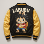 Labubu Monkey D. Luffy Anime Bomber Jacket