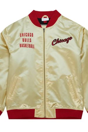 Chicago Bulls Gold Jacket