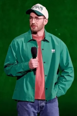 Chris Evans Avengers Doomsday 2026 Cotton Green Jacket