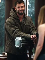 Chris Hemsworth Avengers Endgame Cotton Green Jacket