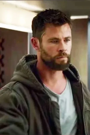 Chris Hemsworth Avengers Endgame Cotton Green Jacket