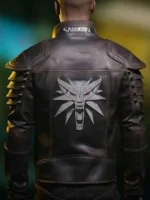 Cyberpunk 2077 Wolf School Leather Jacket
