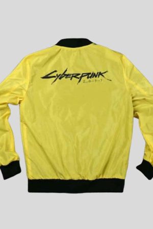 Cyberpunk 2077 Yellow Bomber Jacket