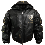 Cyberpunk BLC Type 070 Black Gold Leather jacket