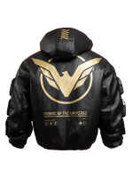 Cyberpunk BLC Type 070 Black Gold Leather jacket