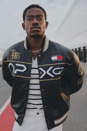 F1 Movie Damson Idris APXGP Varsity Jacket