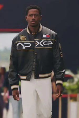 F1 Movie Damson Idris APXGP Varsity Jacket