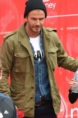 David Beckham Green Jacket