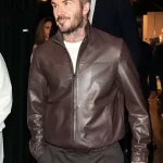 David Beckham China Games Leather Jacket
