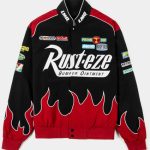 Disney Pixar Cars By Shoe Palace Flames Bomber Jacket