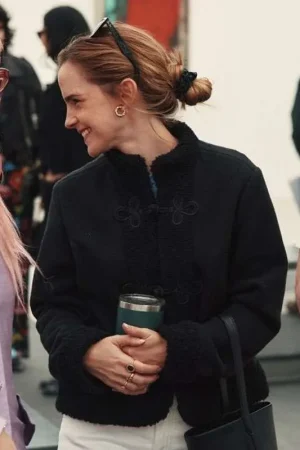 Emma Watson Los Angeles 2026 Black Jacket