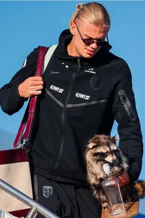 Erling Haaland Nike Fleece Track Jacket