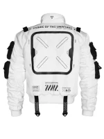 FBRC XB-04 White Short Bomber Jacket