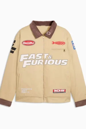 Fast & Furious Khaki Workwear Jacket