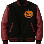 Fire Pumpkin Varsity Jacket
