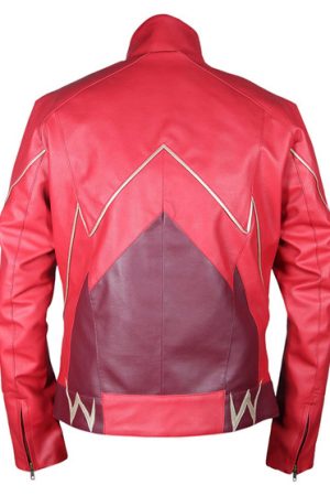 Flash Barry Allen Red Leather Jacket